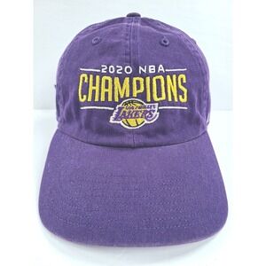 '47 Los Angeles Lakers 2020 Champions Mens Dad Hat Purple Basketball Team NBA